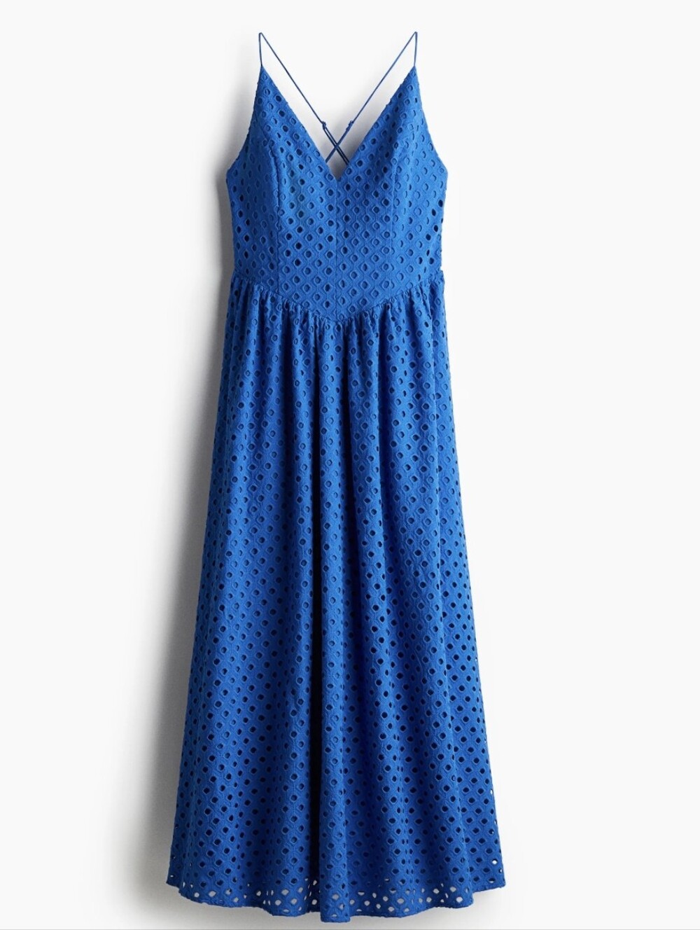 H&M Eyelet Strappy Maxi Dress
